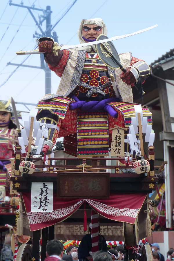 一番山車　森町区 上杉謙信（うえすぎけんしん）